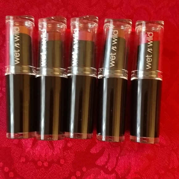 Wet n wild lipsticks lot of 5 NWOT - Picture 2 of 3